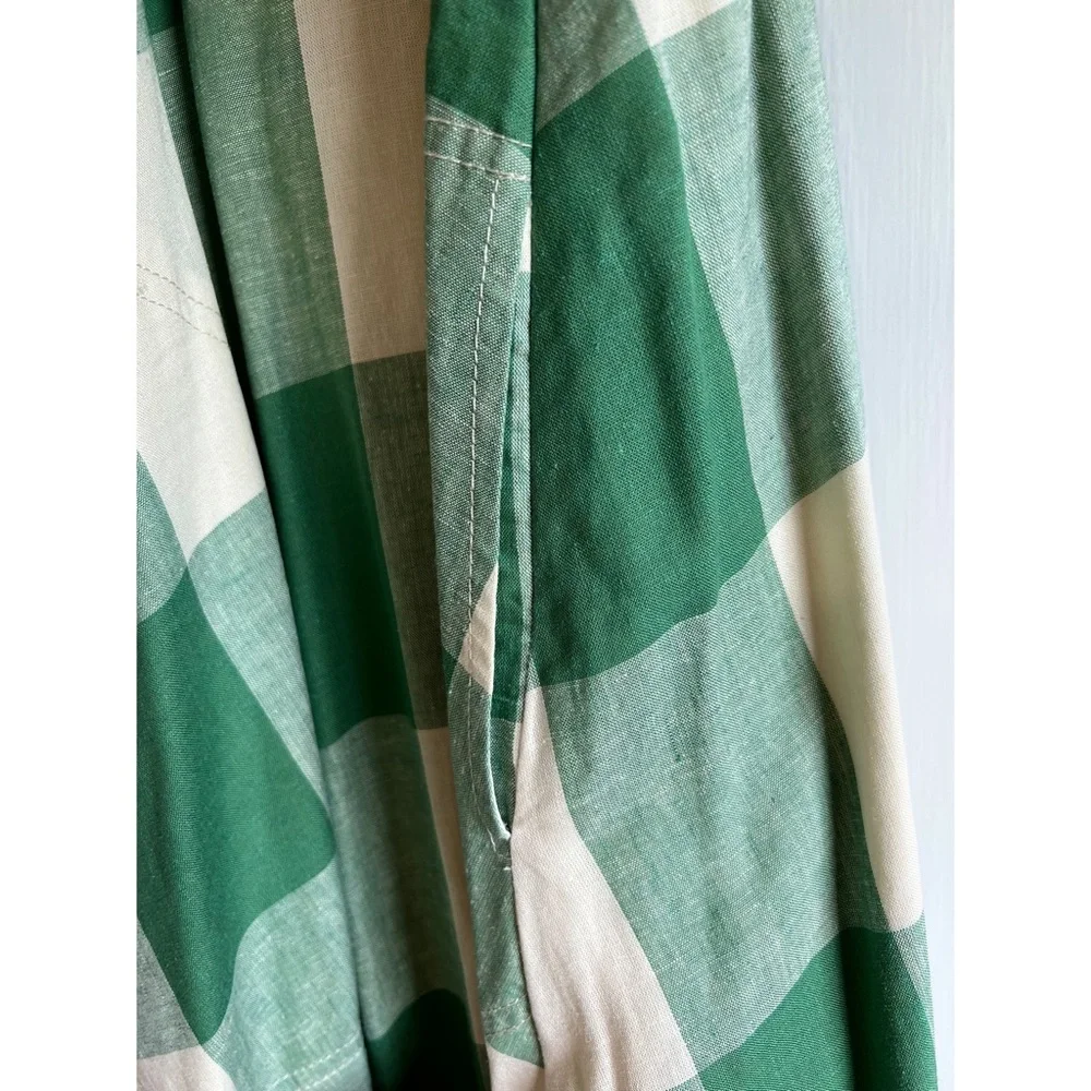 Anthropologie Maeve Greta Gingham Midi Dress - Picture 12 of 13